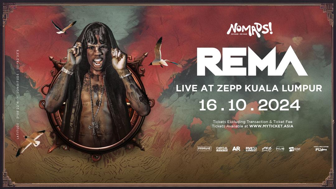 REMA LIVE IN ZEPP KUALA LUMPUR